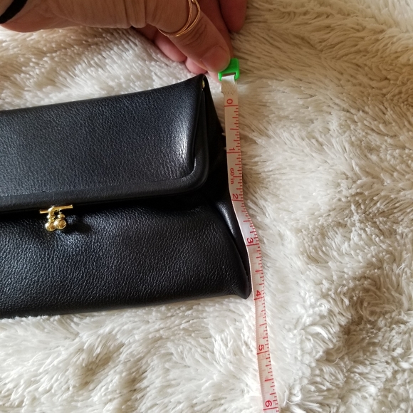 Leather clutch with mirror - Picture 8 of 9